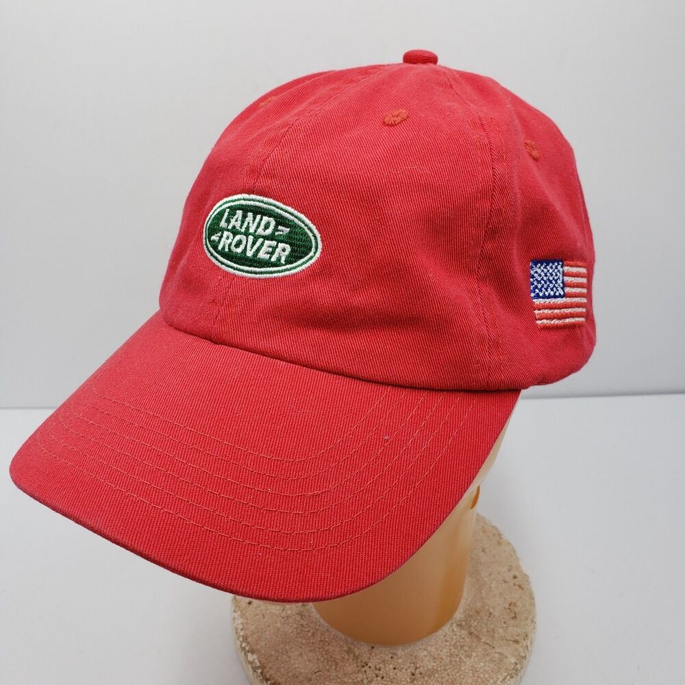 Land Rover Baseball Cap Hat Red One Size Adjustable Strap Embroidered 2016 USEF